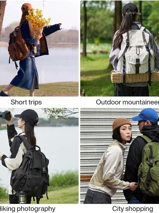 Travel Backpack for Women Men, 18 Inch Carry On Laptop Backpack Flight Approved - Picture 6 of 8